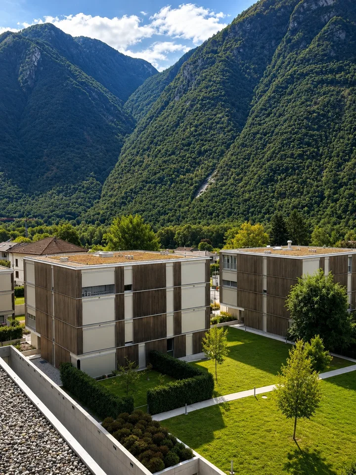 Apartment with terrace in Grono – 2.5 modern and accessible rooms