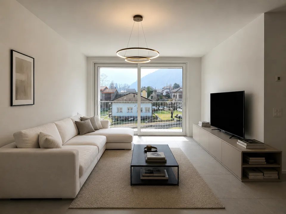 Apartment with terrace in Grono – 2.5 modern and accessible rooms