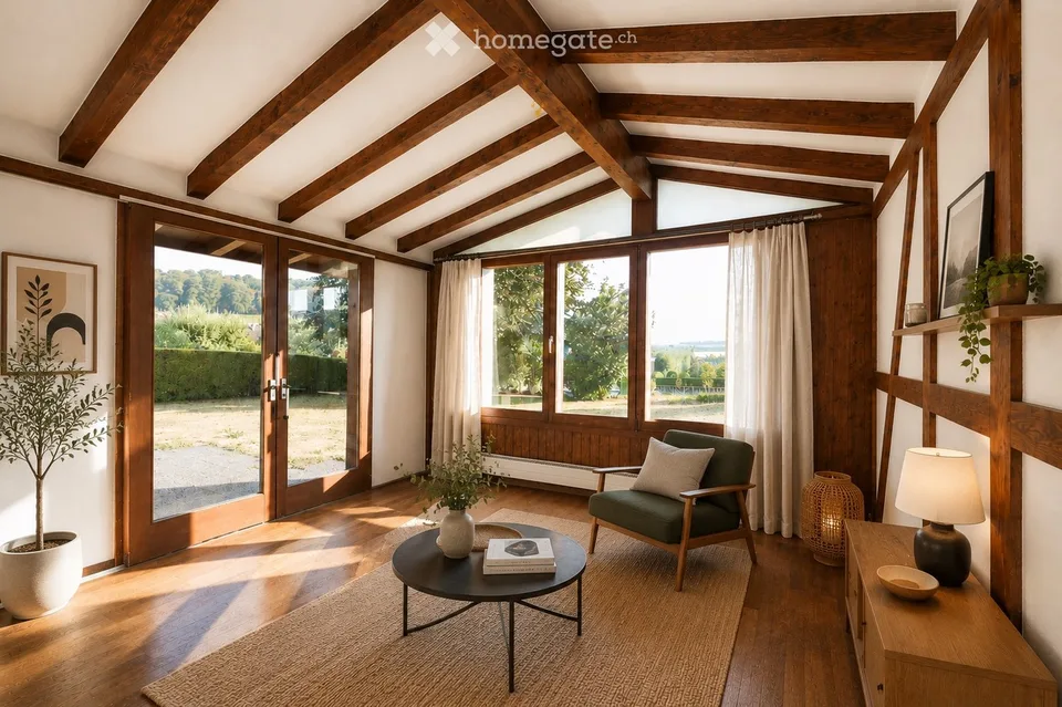 Wohnkomfort in Bösingen 6.5-Zi.-EFH mit Wintergarten – Foto 7 von 12