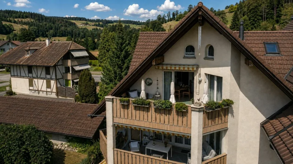 Appartement mansardé confortable avec belle terrasse – photo 11 sur 11