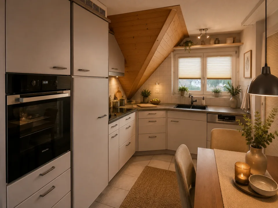 Appartement mansardé confortable avec belle terrasse – photo 4 sur 11