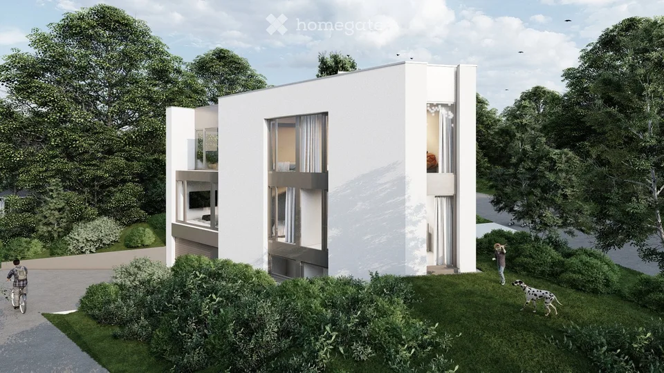 First rental of a ground floor apartment in a two-family house in Bassersdorf