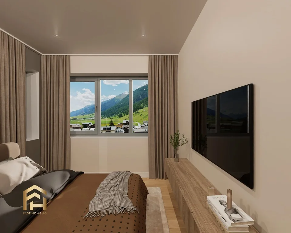 Appartement 2.5 pièces avec orientation nord à Ulrichen ensoleillé – photo 4 sur 13