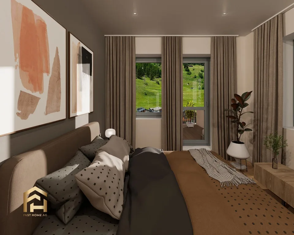 Appartement 3,5 pièces avec balcon sud-ouest au rez-de-chaussée – photo 4 sur 13