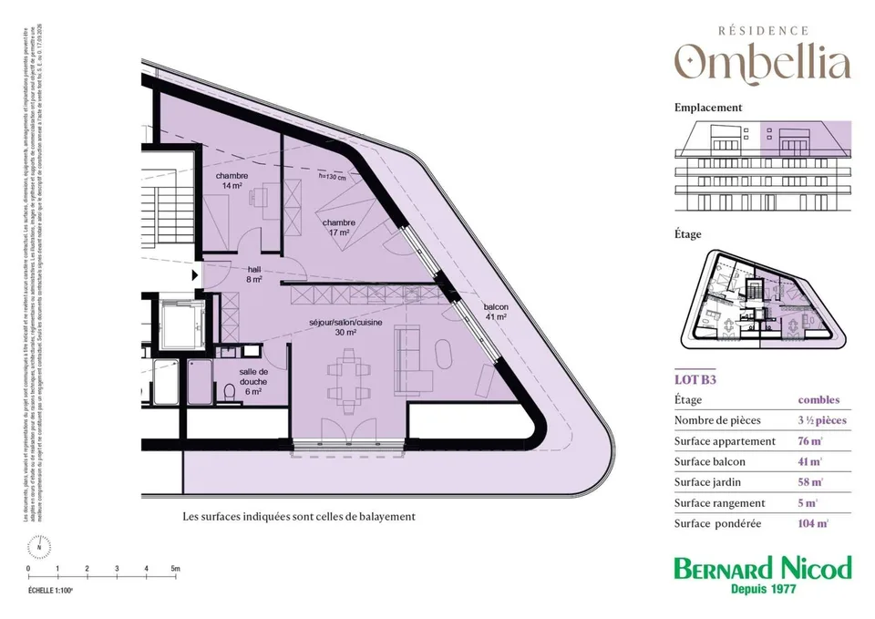 Appartamento nuovo di 3.5 locali all'ultimo piano con balcone e giardino privato – foto 2 di 7