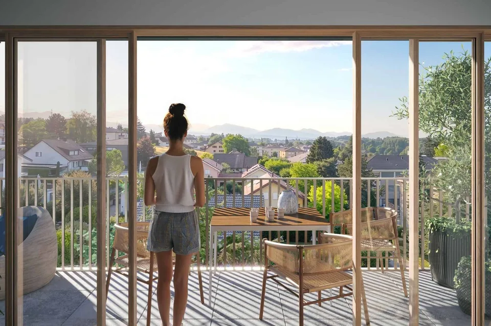Neue 4.5-Zimmer-Wohnung im 1. Stock mit geräumigem Balkon und privatem Garten – Foto 6 von 6