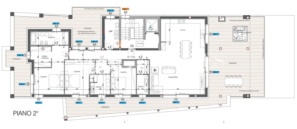 Collina d'Oro: Nuovo attico con 190 m² di terrazze – Foto 8 von 8