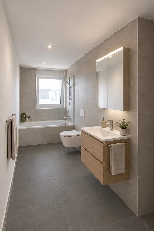 First-time occupancy with plenty of living space and a terrace of approximately 46m² – photo 6 of 9