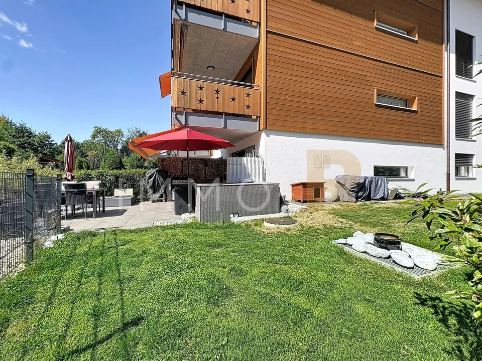 Ravissant 3.5pce avec terrasse et jardin – photo 11 sur 14