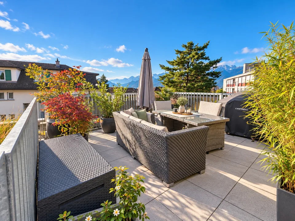 WOHNUNG 4,5 ZIMMER MIT PRIVATER DACHTERRASSE ? VEVEY – Foto 7 von 8