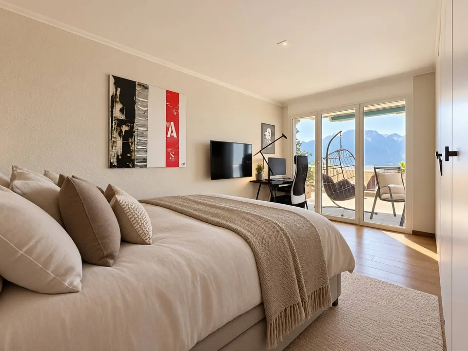 Beautiful 3.5-room apartment with large terrace and breathtaking lake view – photo 8 of 10