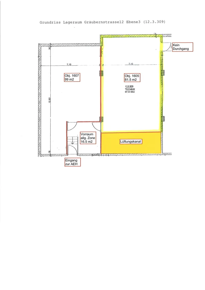 Futuro, Liestal - Locale di stoccaggio di 99 m² in affitto – foto 6 di 6