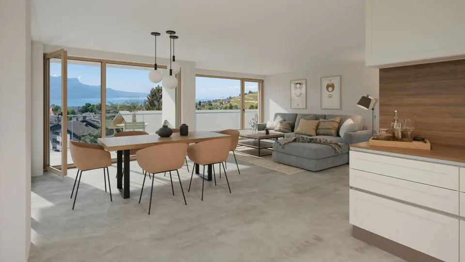 4.5 Zimmer Wohnung in Corsier-sur-Vevey – Foto 6 von 10