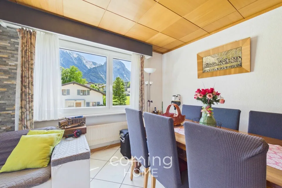 Appartement familial de 4,5 pièces avec balcon et vue imprenable à Susten – photo 4 sur 13