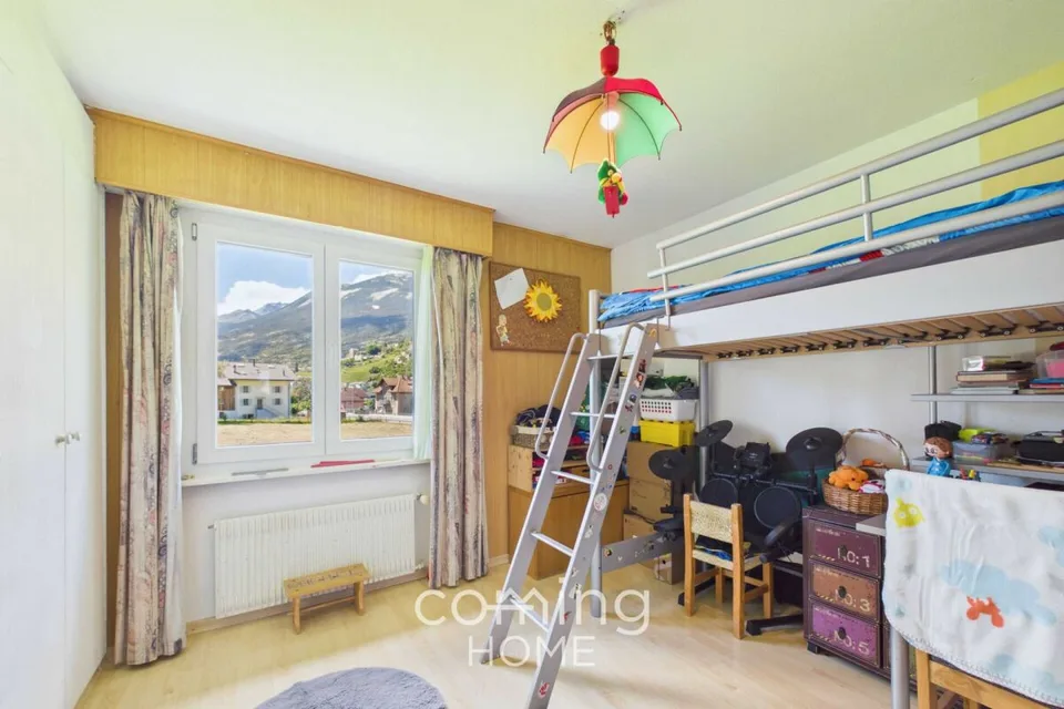 Appartement familial de 4,5 pièces avec balcon et vue imprenable à Susten – photo 10 sur 13