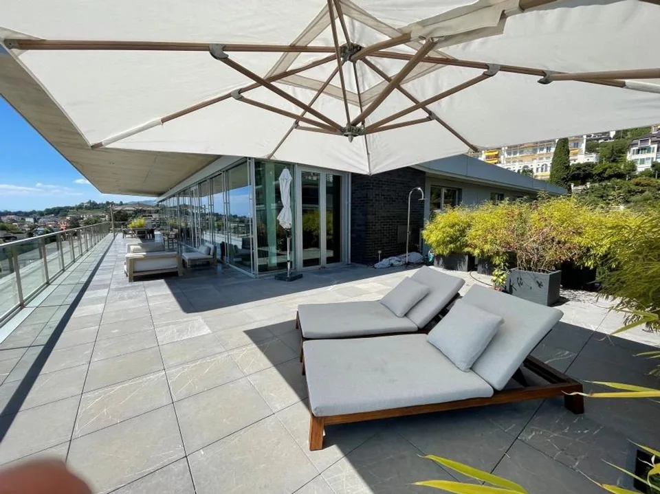 Außergewöhnliches Dachgeschoss von 420 m2 + 266 m2 Terrasse mit 360-Grad-Panoramablick – Foto 6 von 13