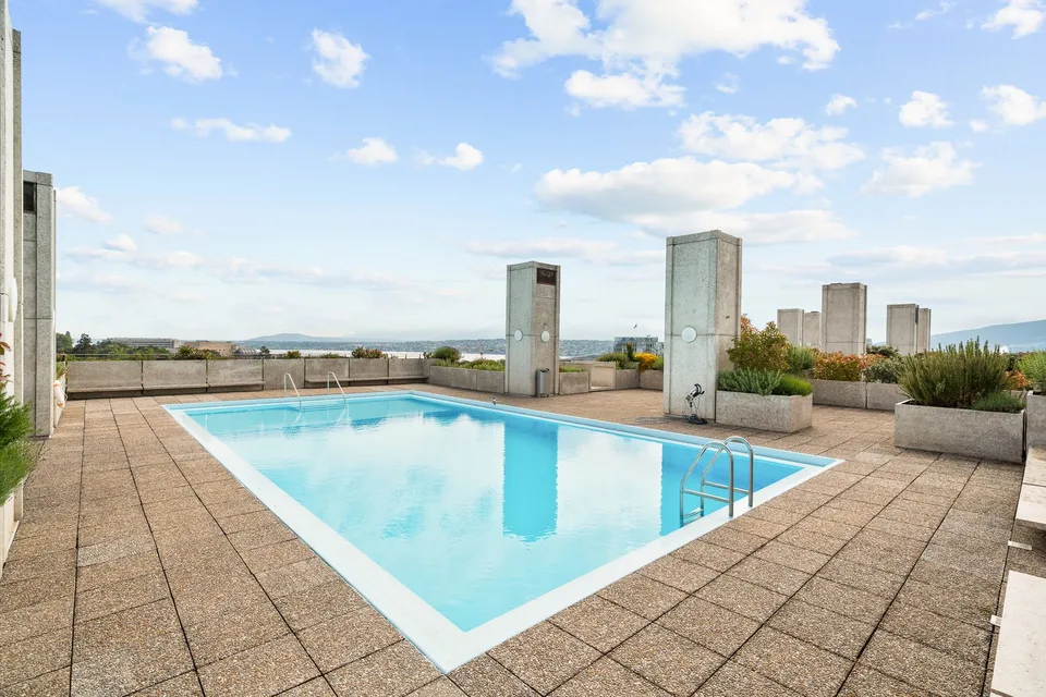 Unique penthouse with rooftop and swimming pool and amazing view on the lake and the Jet d’Eau – photo 4 sur 16