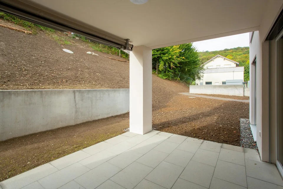 Modern 4.5-room apartment on the ground floor in Thayngen
