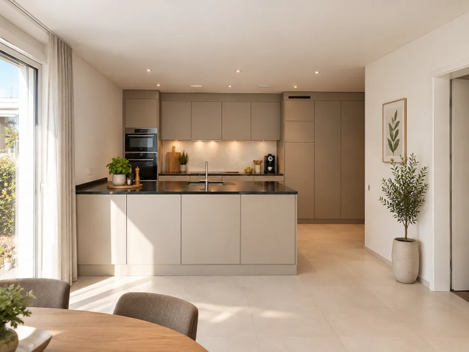 Habitation moderne avec grande qualité de vie