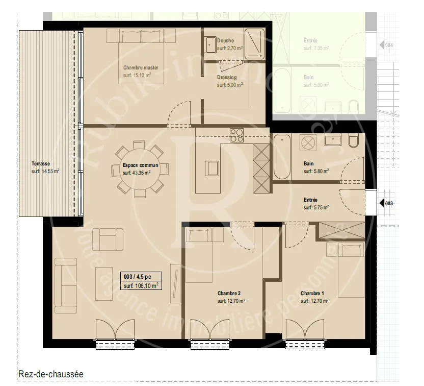 New construction project of 10 apartments in Berlens – photo 5 of 5