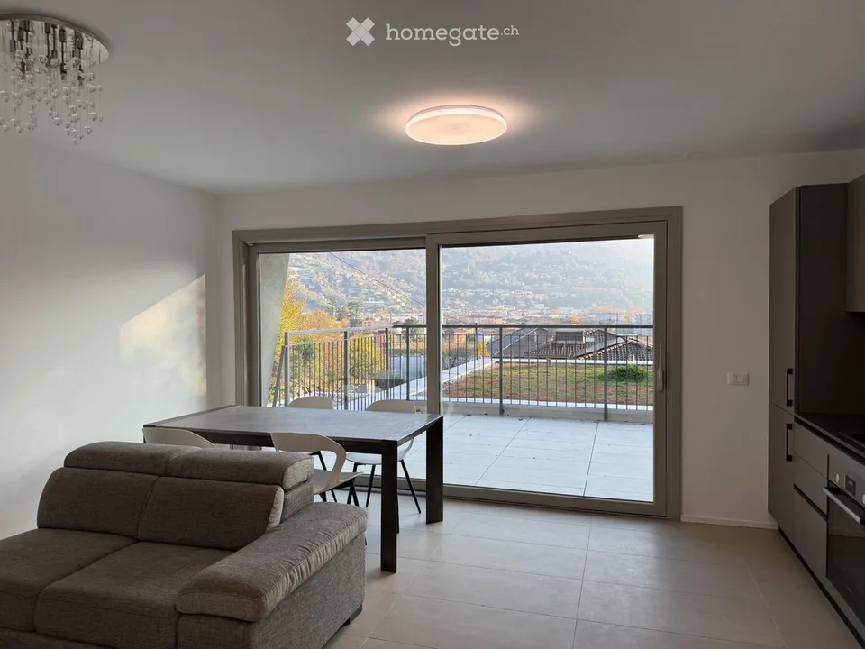 Zweieinhalb-Zimmer-Wohnung mit herrlicher Aussicht – Foto 3 von 5
