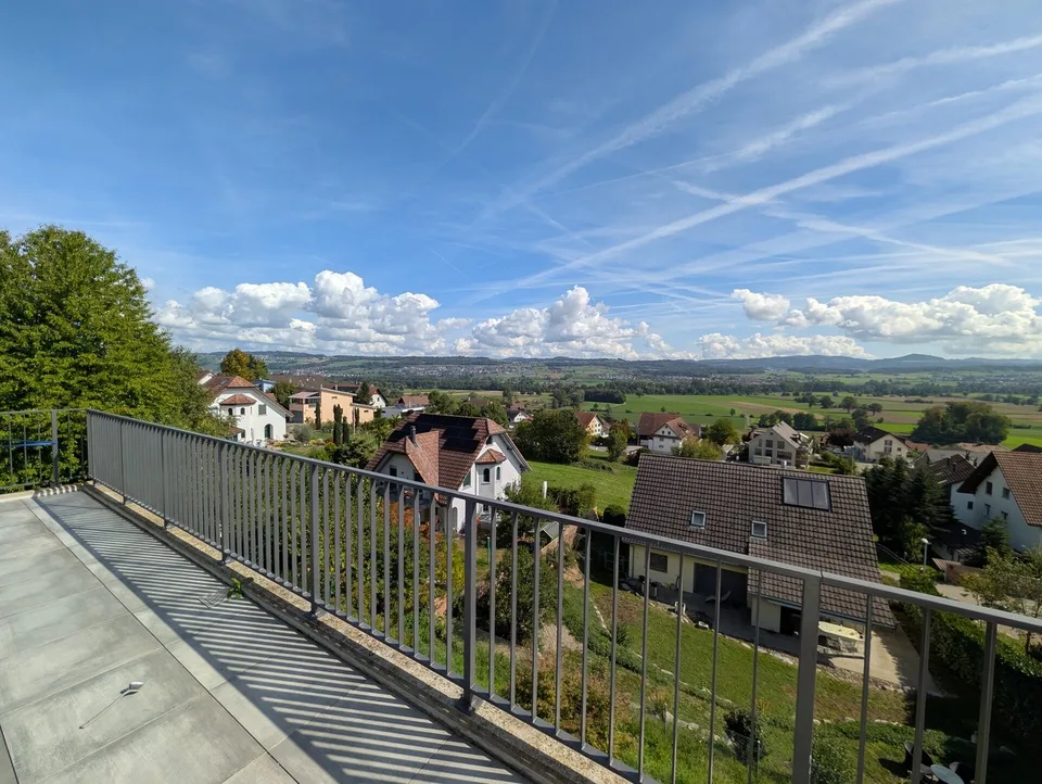Appartamento di 4,5 locali in mansarda con vista sulle Alpi ad Aristau – foto 8 di 8