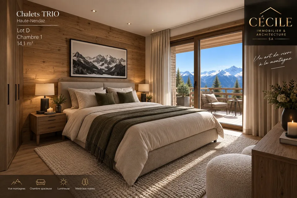 HAUTE-NENDAZ – NEUES 3,5-ZIMMER-WOHNUNG MIT GROßER TERRASSE – Foto 11 von 12