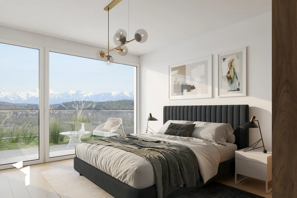 Fehr Immobilien - Maisons de terrasse modernes 4,5 pièces avec panorama – photo 4 sur 9