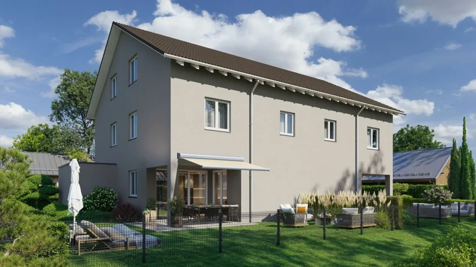 5-Zimmer-Neubauhaus mit Garten und gedecktem Sitzplatz – Foto 6 von 6