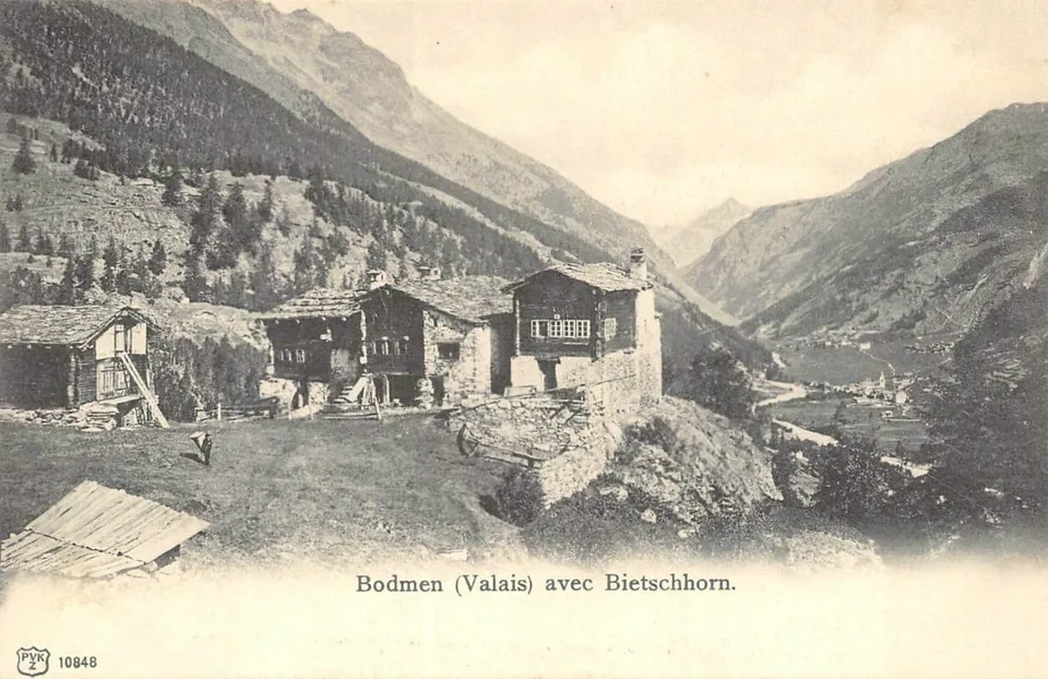 Casa vallesana rustica nel villaggio di Bodmen a Saas-Fee. – foto 22 di 22