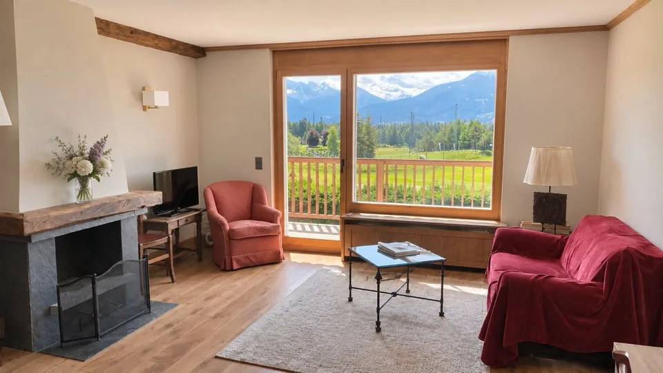 Große Räume 1 (2 Schlafzimmer) - Zentrum von Crans (Ref. 2248) – Foto 3 von 9