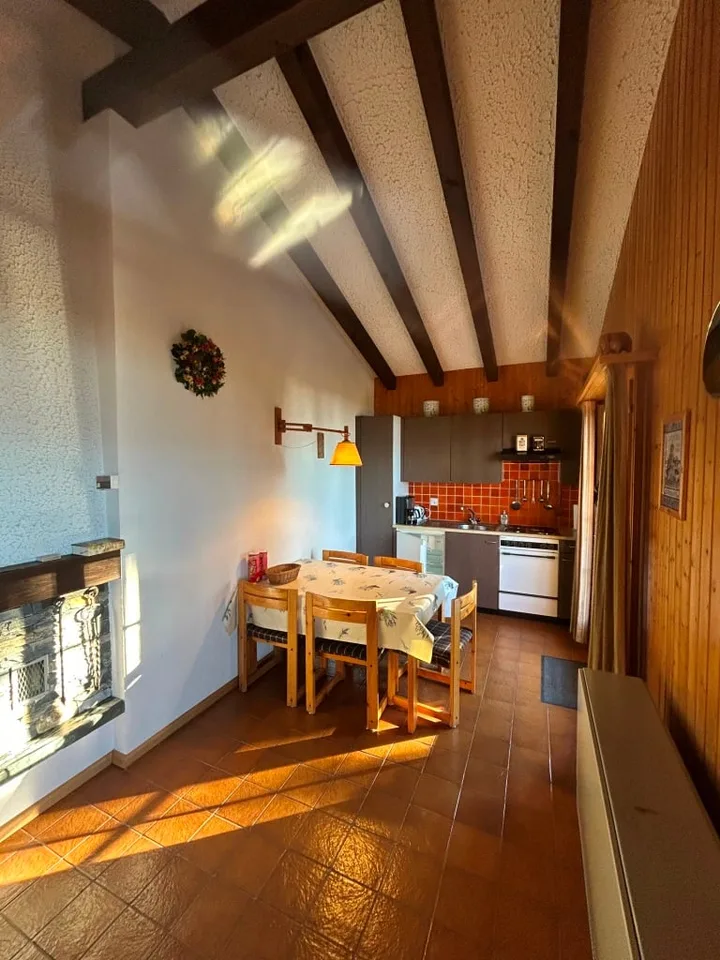 Chalet en madriers à Arbaz avec vue imprenable – photo 4 sur 13