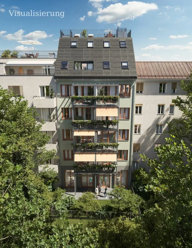 Dachgeschoss-Wohnung mit urbanem Lifestyle im Kreis 3 – Foto 2 von 2
