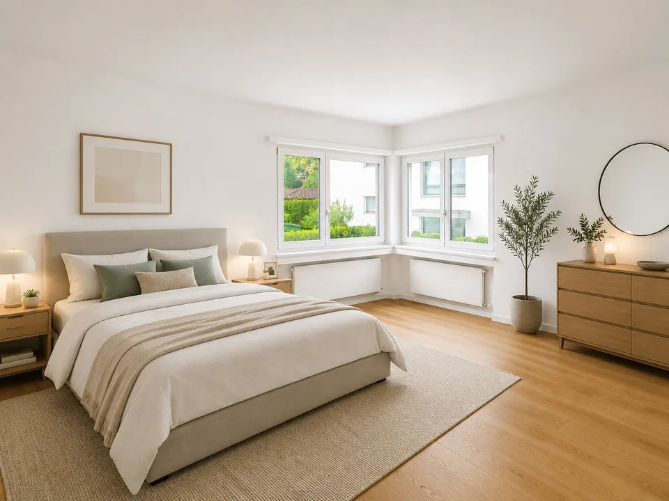 Spazioso e tranquillo appartamento 3,5 locali con giardino privato – Foto 8 von 13