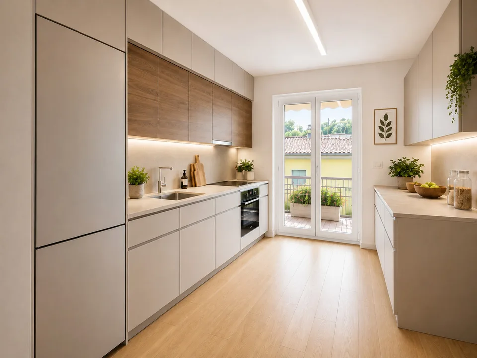 Spazioso e tranquillo appartamento 3,5 locali con giardino privato – Foto 12 von 13
