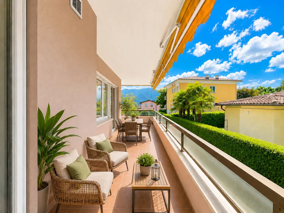 Spazioso e tranquillo appartamento 3,5 locali con giardino privato – Foto 6 von 13