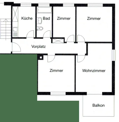 Helle 4-Zimmerwohnung gleich neben dem Kantonsspital Aarau – Foto 10 von 11