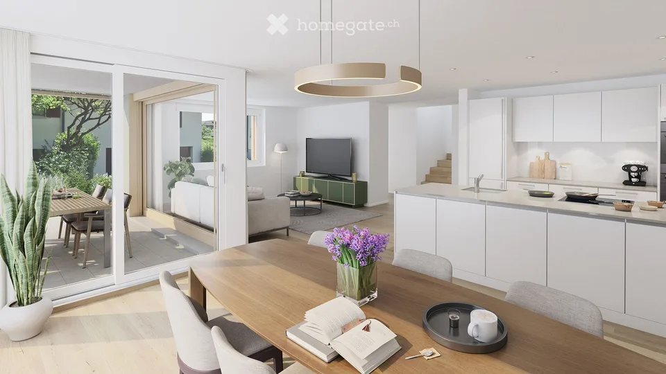 2 DEFH, 5.5-Zimmer-Doppeleinfamilienhäuser - Bogenstrasse 1a-d Sarmenstorf – Foto 3 von 6
