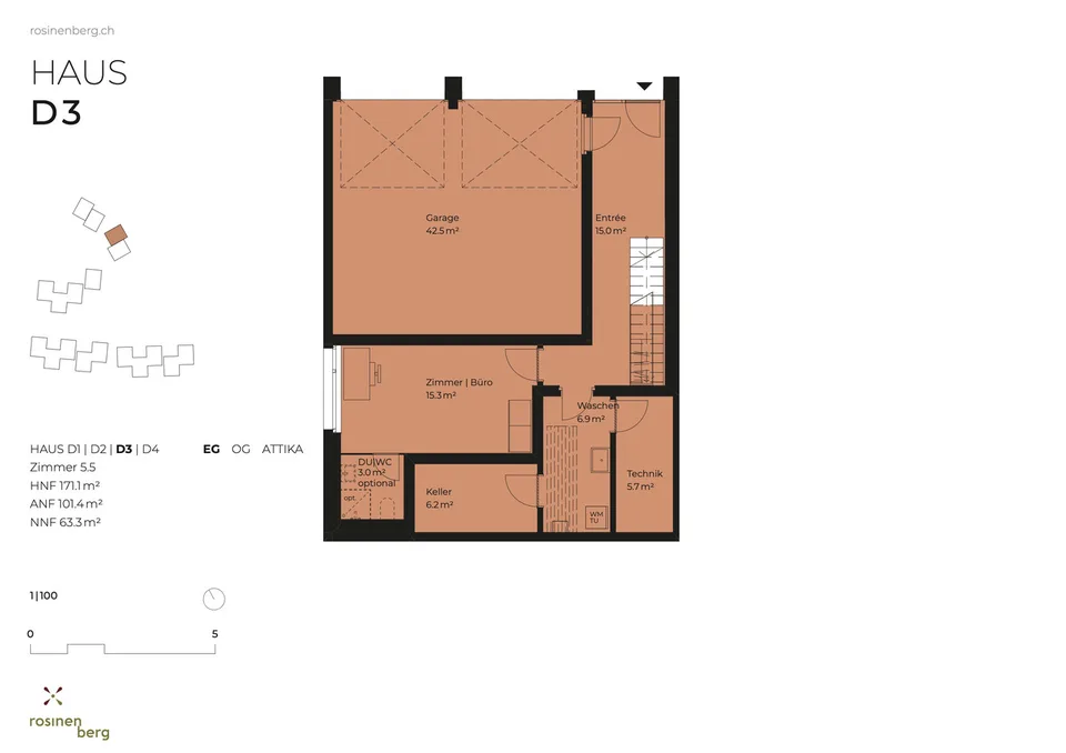 Architecture moderne dans un emplacement idéal - maison unifamiliale de 5,5 pièces – photo 10 sur 11