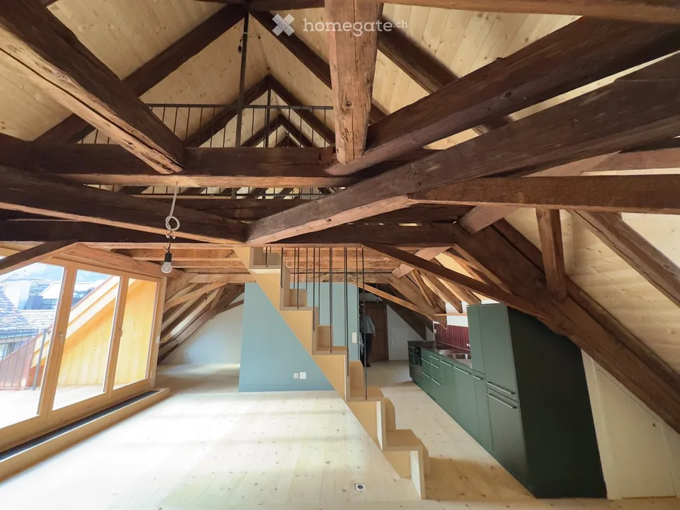 Erstbezug Dachwohnung Loft mit Galerie – Foto 2 von 5