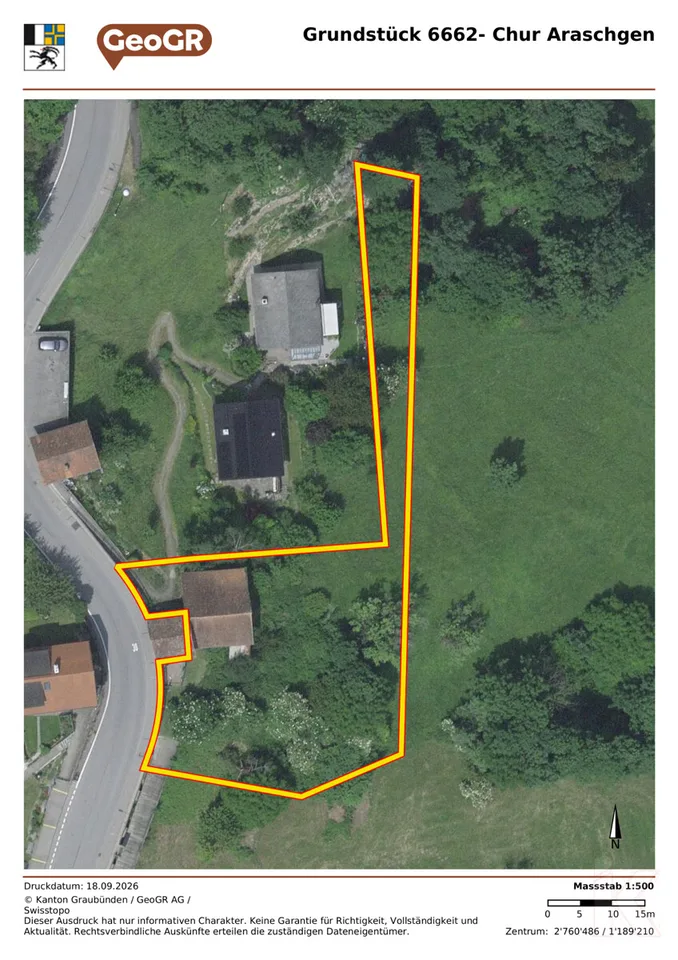 Terrain à bâtir à Chur-Araschgen avec vue panoramique, 1'712 m² et diverses possibilités de construction – photo 7 sur 7