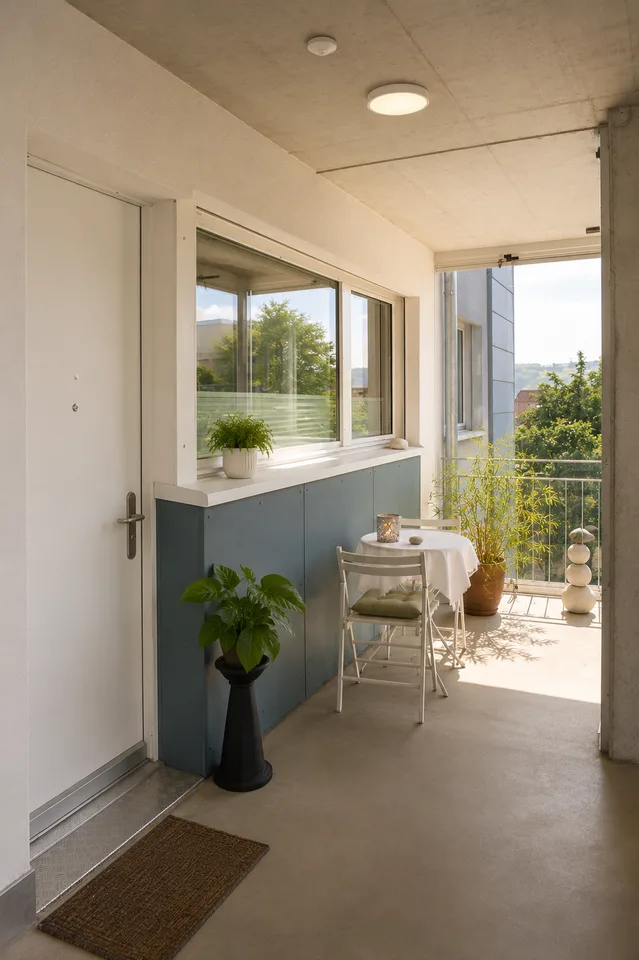 Charmante 5.5-Zimmer-Wohnung mit Balkon und herrlicher Aussicht in Rubigen – Foto 8 von 23