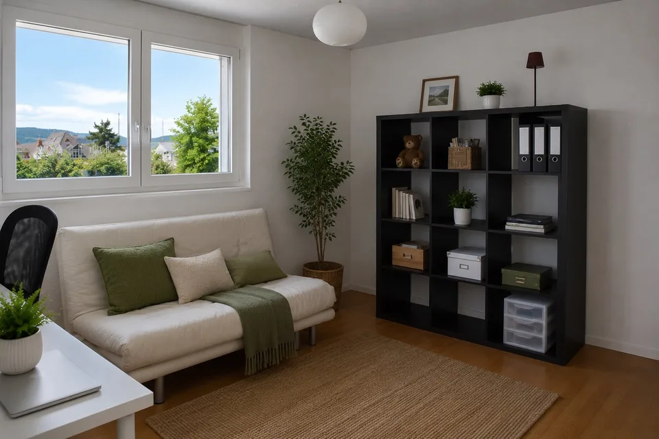 Charmante 5.5-Zimmer-Wohnung mit Balkon und herrlicher Aussicht in Rubigen – Foto 7 von 23