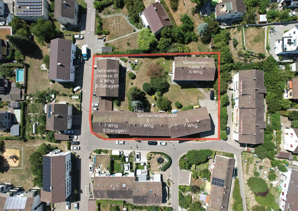 Zone avec 5 maisons multifamiliales / objet de développement et d'aménagement – photo 2 sur 12