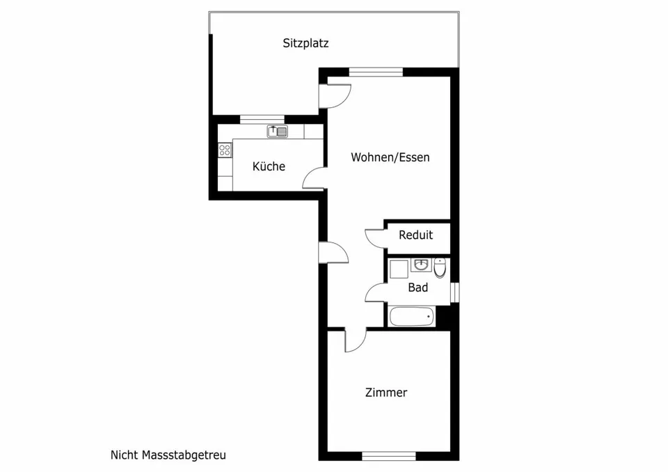 Beautiful 2.5-room garden apartment – photo 12 of 12