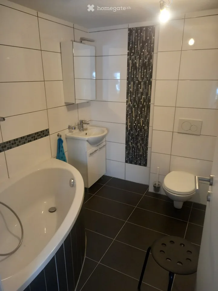 5,5 Zimmer unter dem Dach mit Terrasse (Zentrum von Yverdon) – Foto 5 von 5