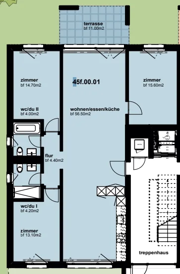 4.5-Zimmer-Erdgeschosswohnung – photo 9 sur 9