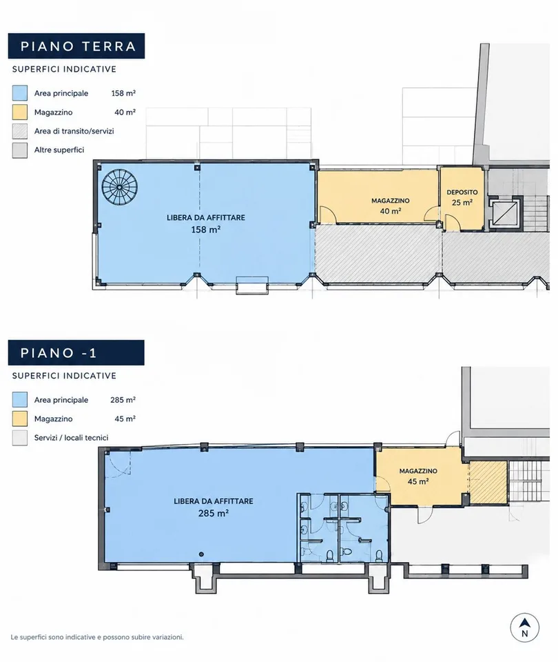 CHIASSO Espace commercial sur deux niveaux en position stratégique – photo 2 sur 2