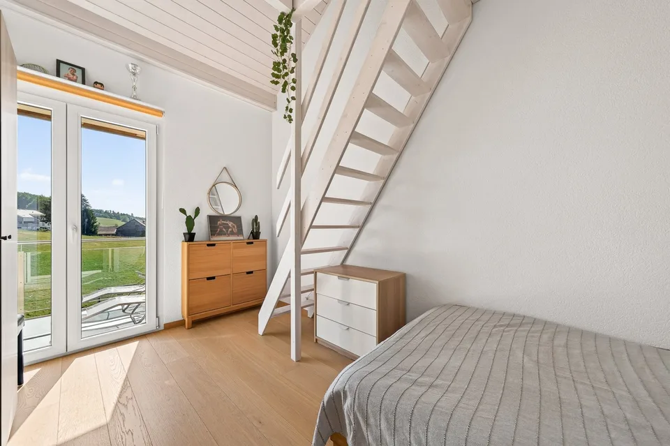 Superbe appartement de 4,5 pièces en duplex avec beau balcon orienté Sud-Ouest – Foto 29 von 34