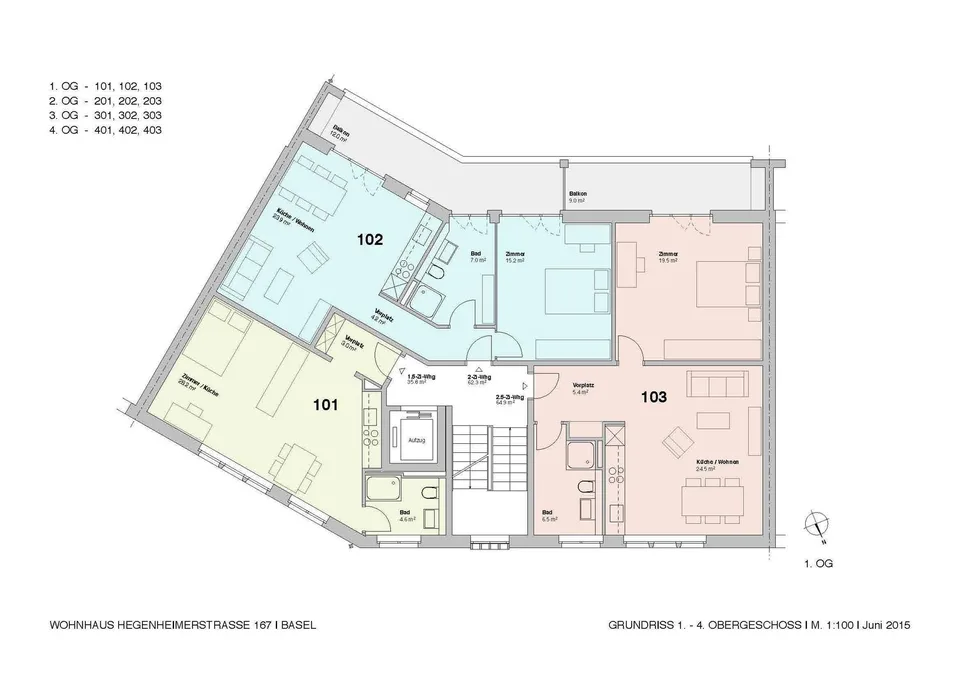 renovierte 1- Zimmerwohnung in Basel nähe Felix Platter Spital – Foto 8 von 8